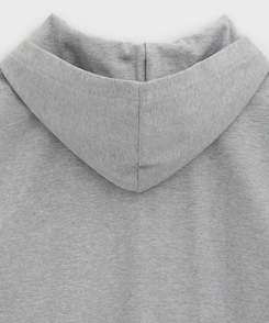 ミッドスウェットフードジップアップ