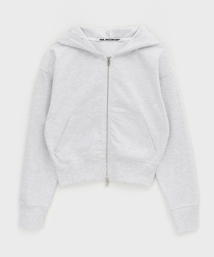 ミッドスウェットフードジップアップ