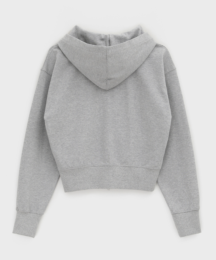 ミッドスウェットフードジップアップ