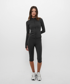 ハイネックジップアップ CHARCOAL