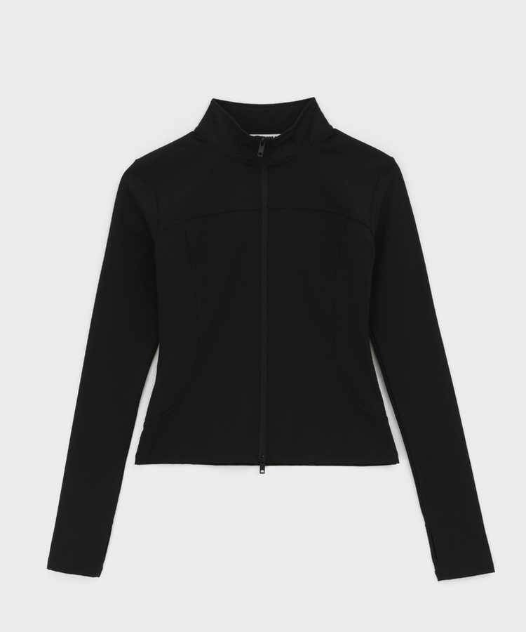 ハイネックジップアップ