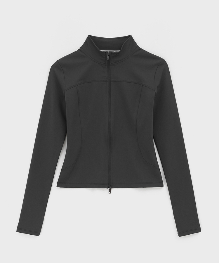 ハイネックジップアップ