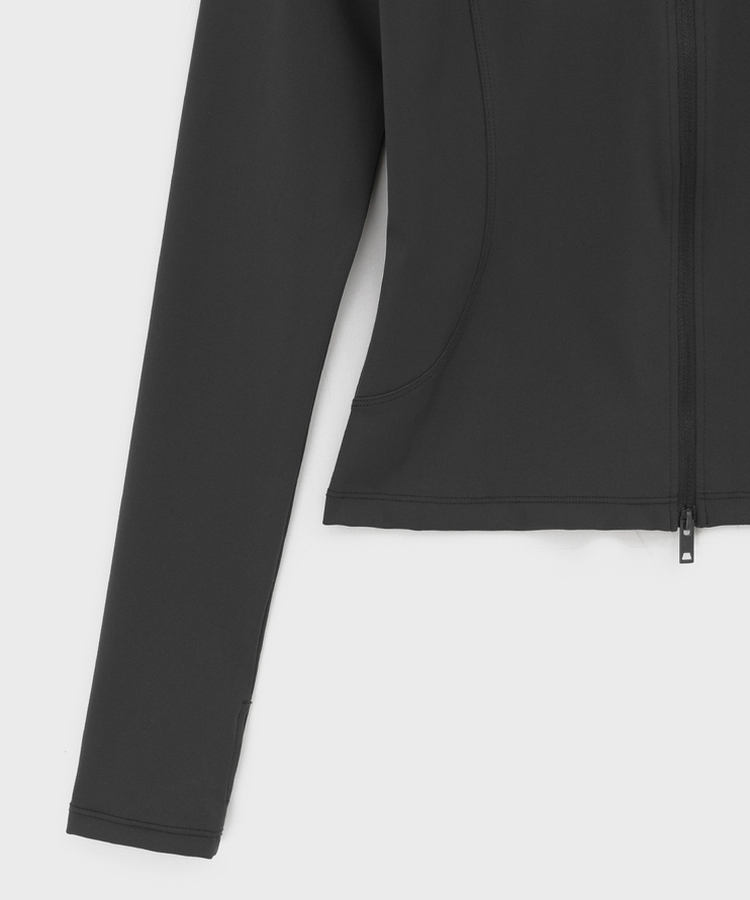 ハイネックジップアップ