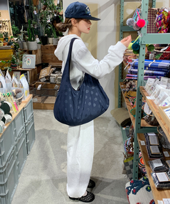 カットワイドトレーニングパンツ WHITE MELANGE