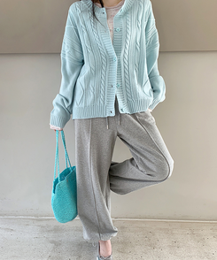 カットワイドトレーニングパンツ GREY