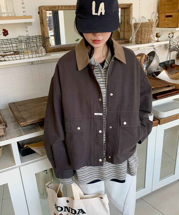 オーバーフィット半袖Tシャツ NAVY