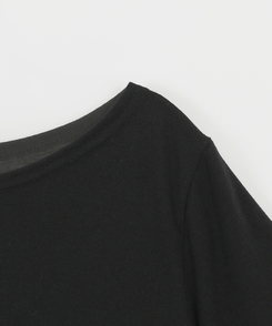 【SET】ドット長袖Ｔシャツ＋シンプル半袖Ｔシャツ