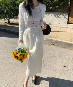 フリンジカーディガン IVORY