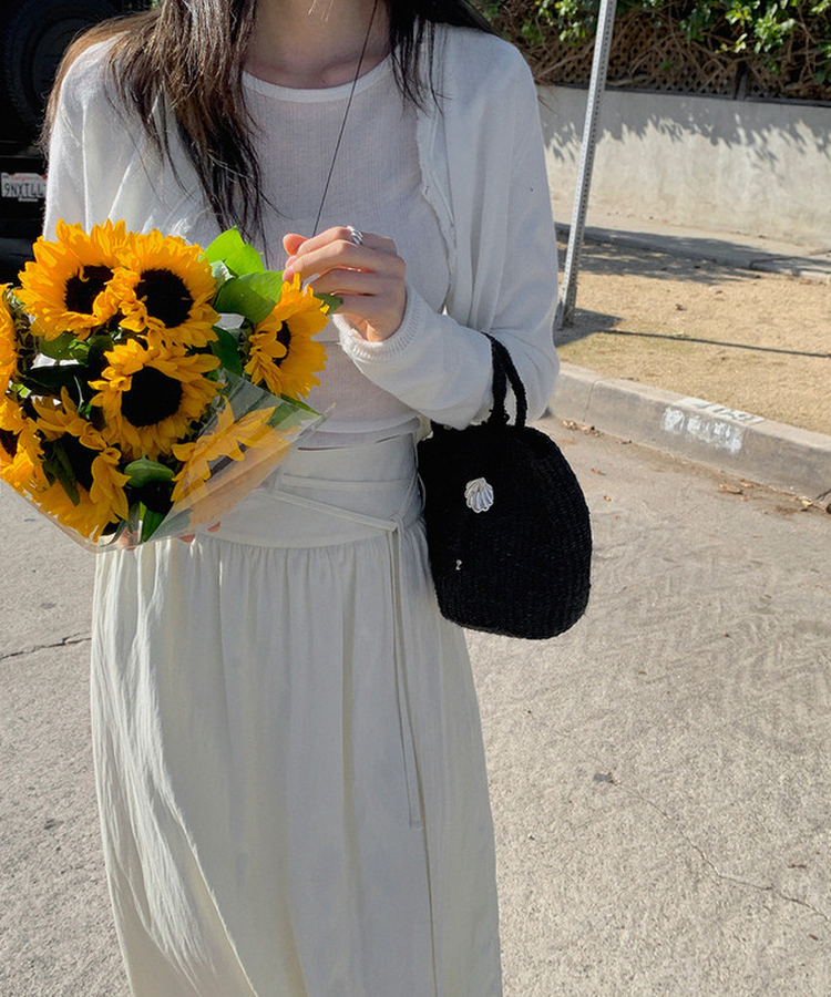 フリンジカーディガン IVORY