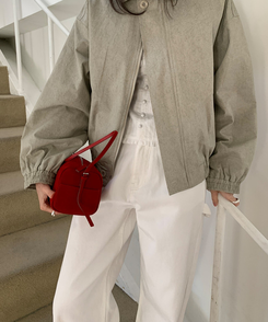 リベットカーペンターワイドパンツ IVORY