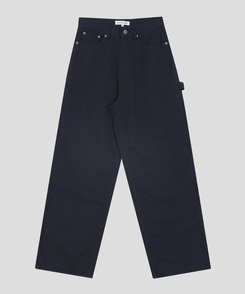 リベットカーペンターワイドパンツ