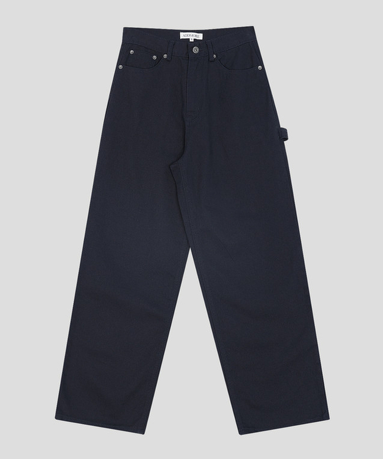 リベットカーペンターワイドパンツ