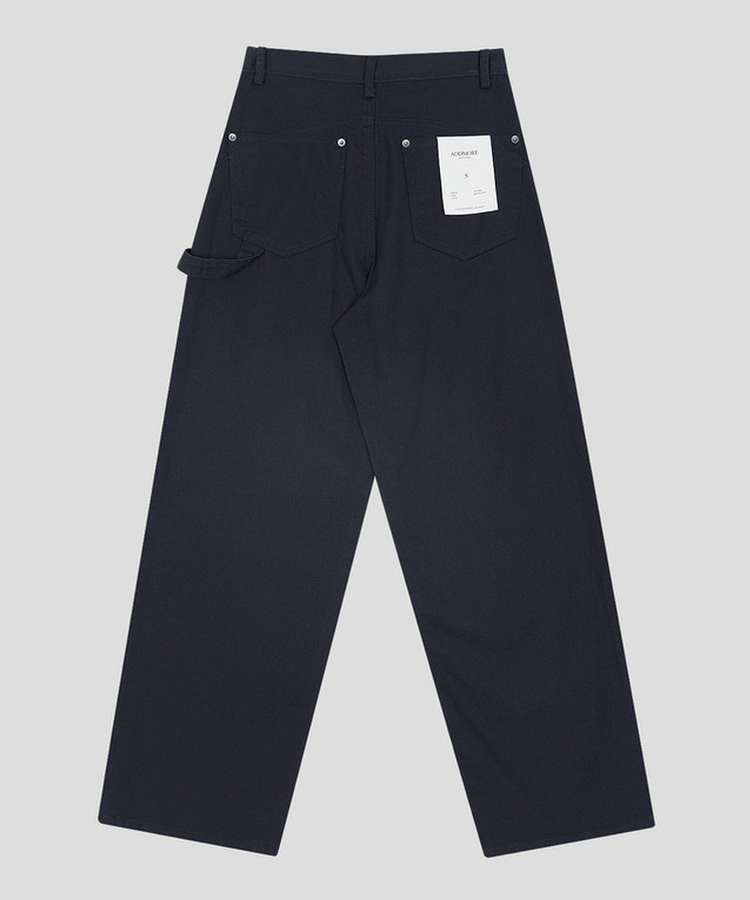 リベットカーペンターワイドパンツ