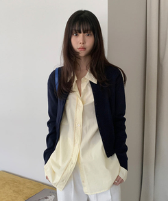 コットンウォッシュシャツ BUTTER YELLOW