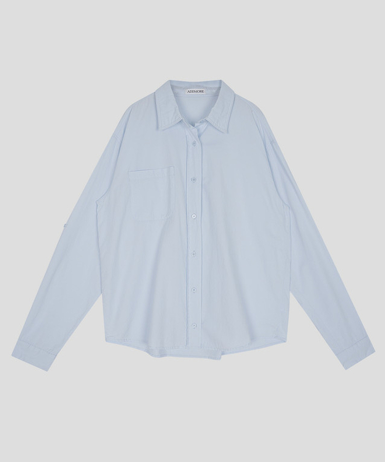 コットンウォッシュシャツ