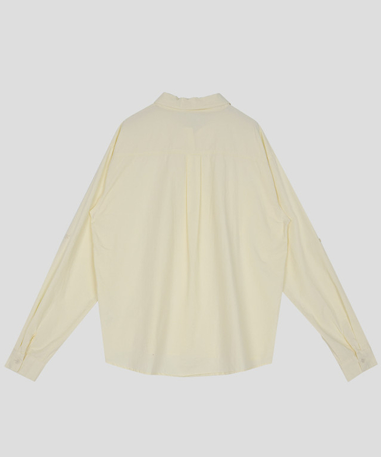 コットンウォッシュシャツ