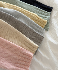 カラーラウンドニット(7color)