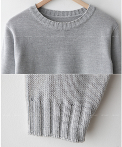 カラーラウンドニット(7color)