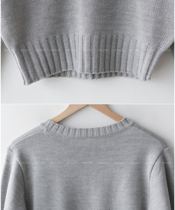 カラーラウンドニット(7color)