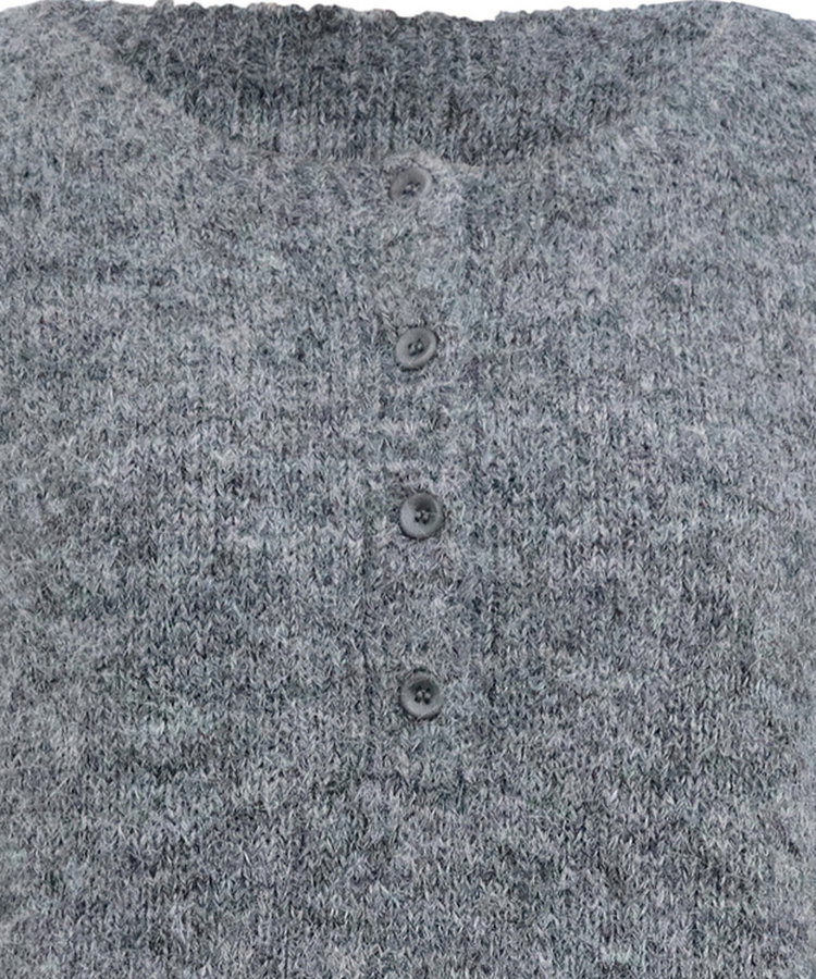 ウールヘンリーネックニット(5color)
