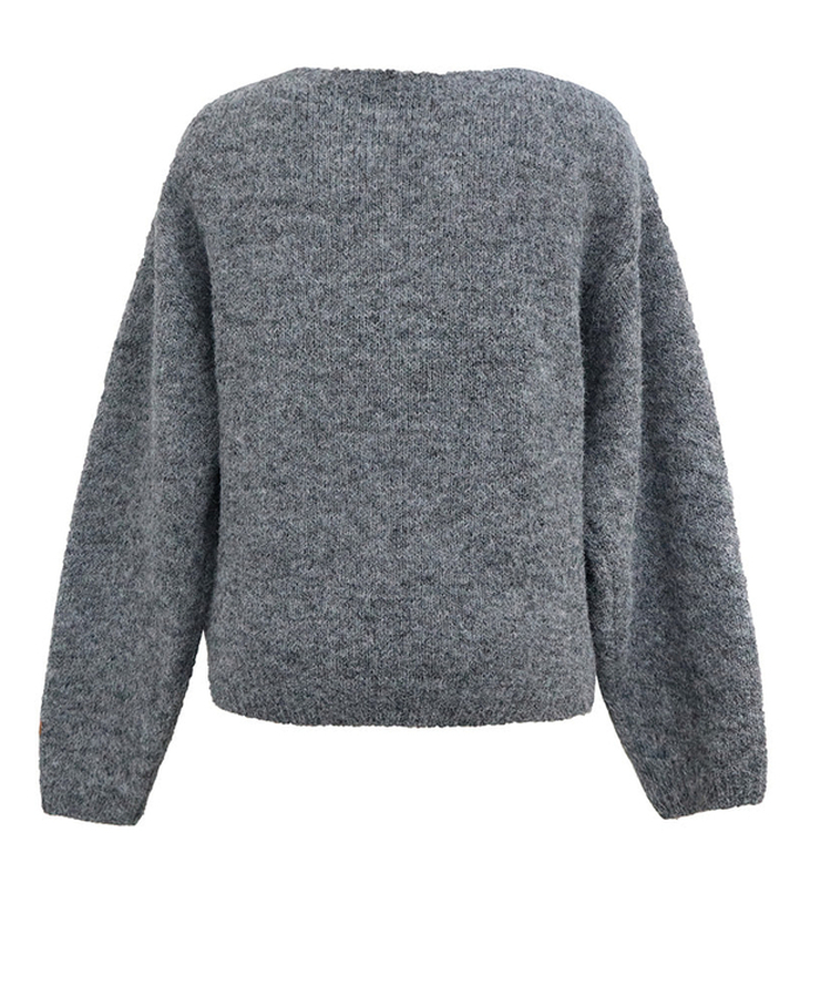 ウールヘンリーネックニット(5color)