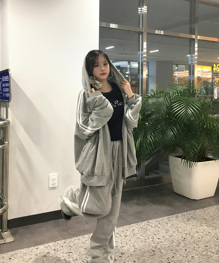 【シュシュ付き】ドット半袖Tシャツ NAVY