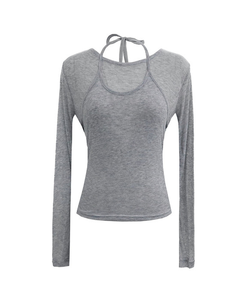 【SET】レイヤードキャミソール シースルー長袖Tシャツ