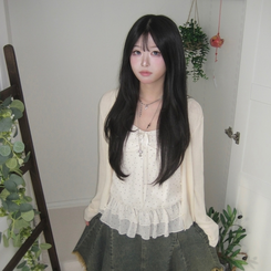 【SET】リボンドットキャミソール リネンテンセルガーディアン BEIGE