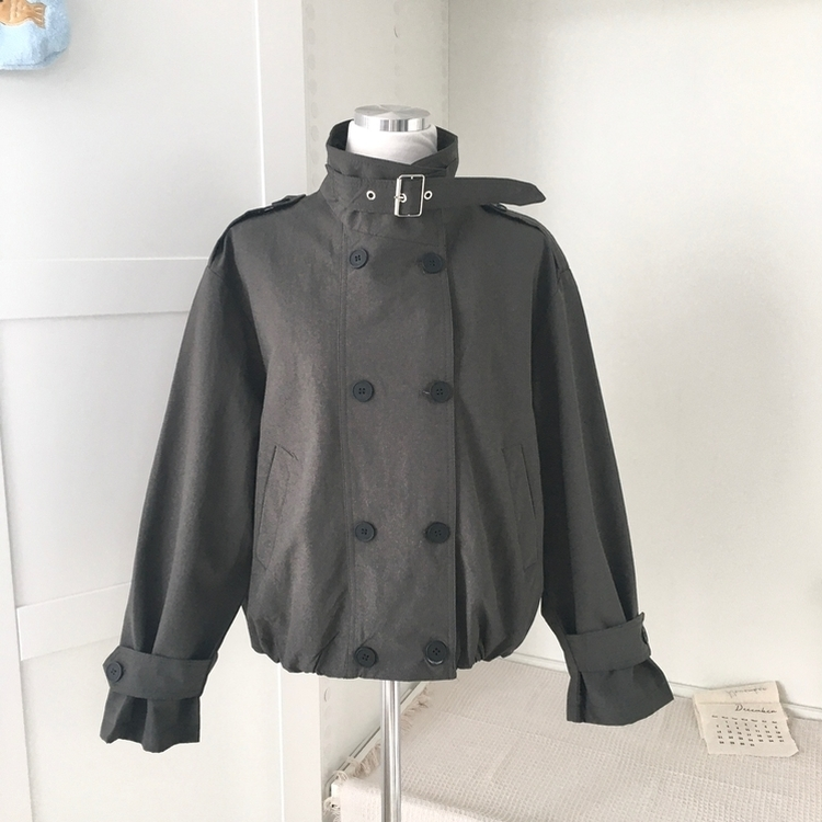 ビンテージダブルボタンショートジャケット