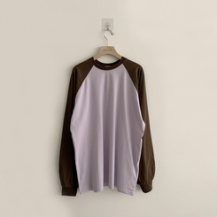 ラウンドルーズフィット長袖Tシャツ(6color)