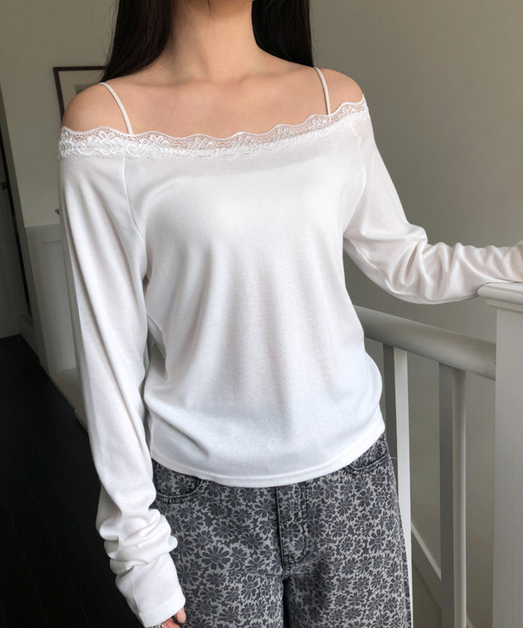 デイジーフラワーワイドデニムパンツ GREY