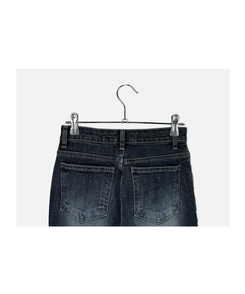 ウォッシュミッドブルーブーツカットパンツ