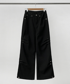 ベーシック リベットパンツ