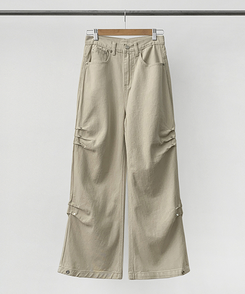 ベーシック リベットパンツ