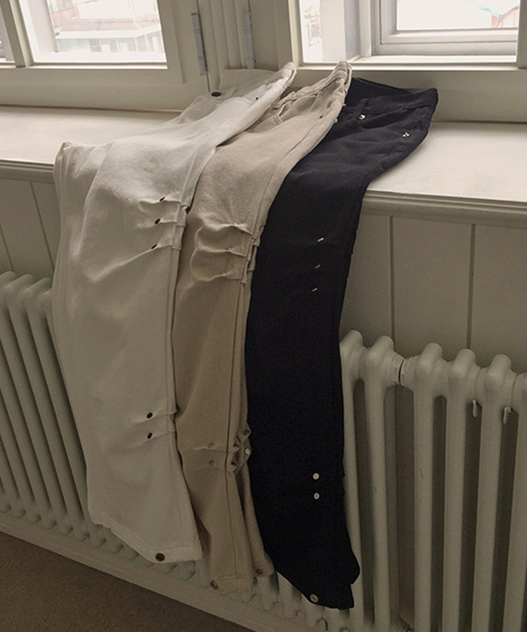 ベーシック リベットパンツ