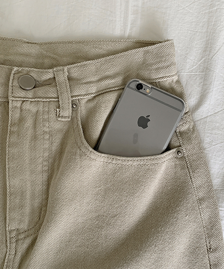 ベーシック リベットパンツ