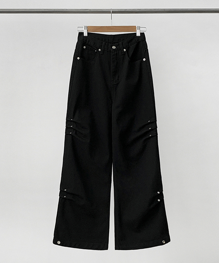 ベーシック リベットパンツ