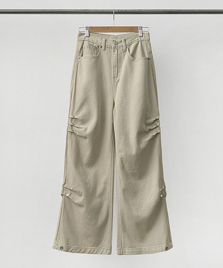 ベーシック リベットパンツ