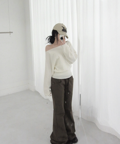 ロアオフニット(5color) IVORY