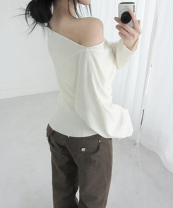 ロアオフニット(5color) IVORY