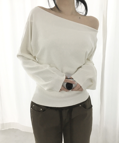 ロアオフニット(5color) IVORY