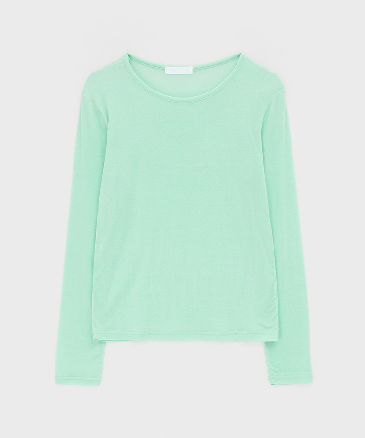 ラウンドテンセル長袖Tシャツ(8color)