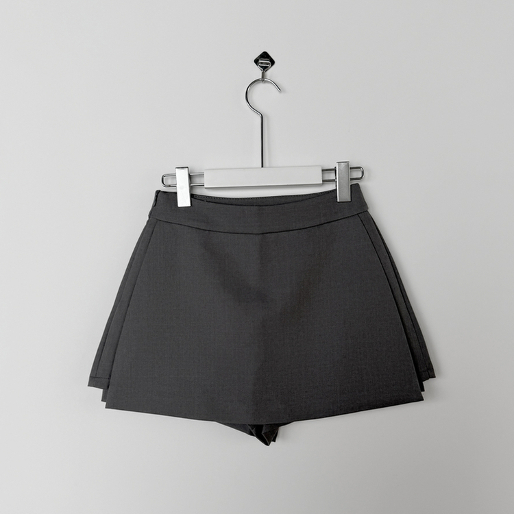 Aラインレイヤードミニスカート