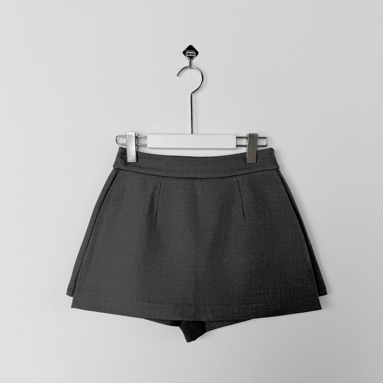 Aラインレイヤードミニスカート