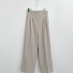 【丈別】ピンストライプワイドスラックス