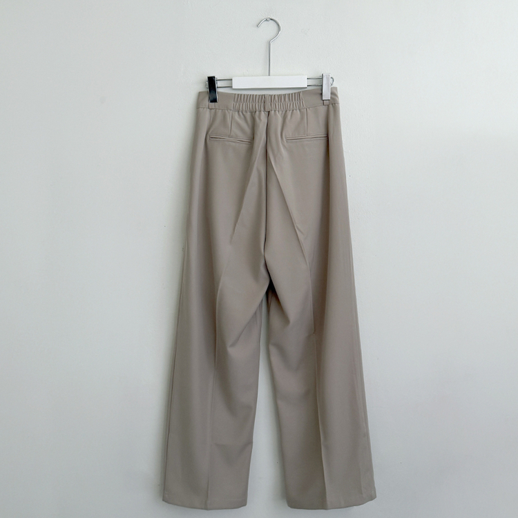 【丈別】ピンストライプワイドスラックス