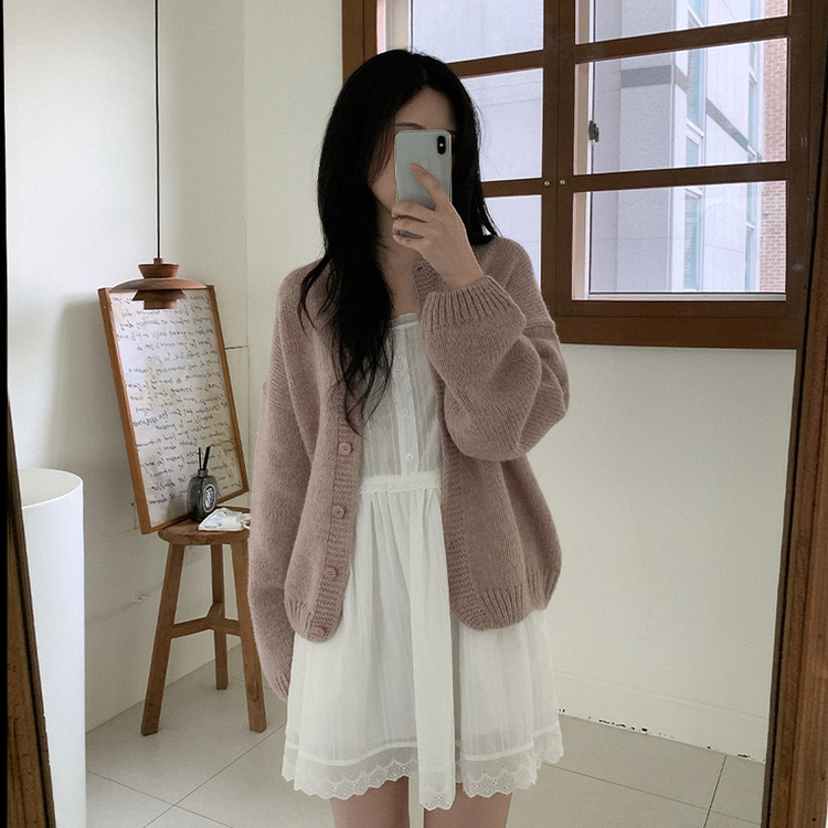 ピンタックレースストラップミニワンピース IVORY