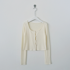 【SET】レイヤードリボンレースフラワーカーディガン