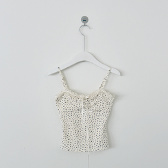 【SET】レイヤードリボンレースフラワーカーディガン