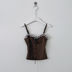 【SET】レイヤードリボンレースフラワーカーディガン